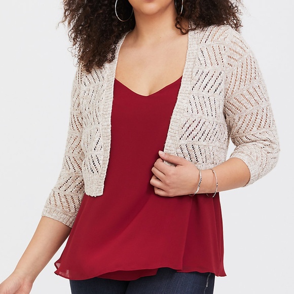 Torrid Womens Open Front Shrug